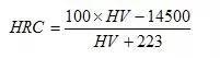 洛氏、布氏、维氏、努氏硬度之间的换算公式大全 2